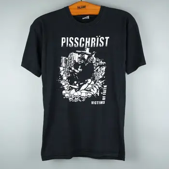 Винтажная футболка Pisschrist punk 2000-х годов