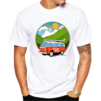 Мужская мода 2023 года, дизайнерская футболка для кемпинга, отдыха, серфинга, крутые топы с креативным принтом