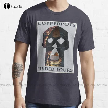 Футболка Copperpot Tours, высококачественные Милые Элегантные Футболки из милого мультфильма Каваи, милые хлопчатобумажные футболки, модные летние футболки 