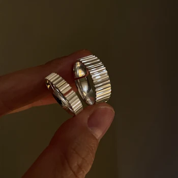 Серебряные кольца на палец для женщин, пара легких роскошных женских украшений, Модные изысканные ювелирные изделия, Открытые Антикварные кольца Anillos