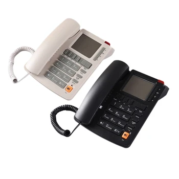 Проводной стационарный телефон, стационарные телефоны с большой кнопкой и вызывающим абонентом