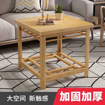 Каминный стол из массива дерева, простой складной стол, каминный стеллаж из нержавеющей стали, многофункциональный бытовой сушильный шкаф, стол Nanzhu